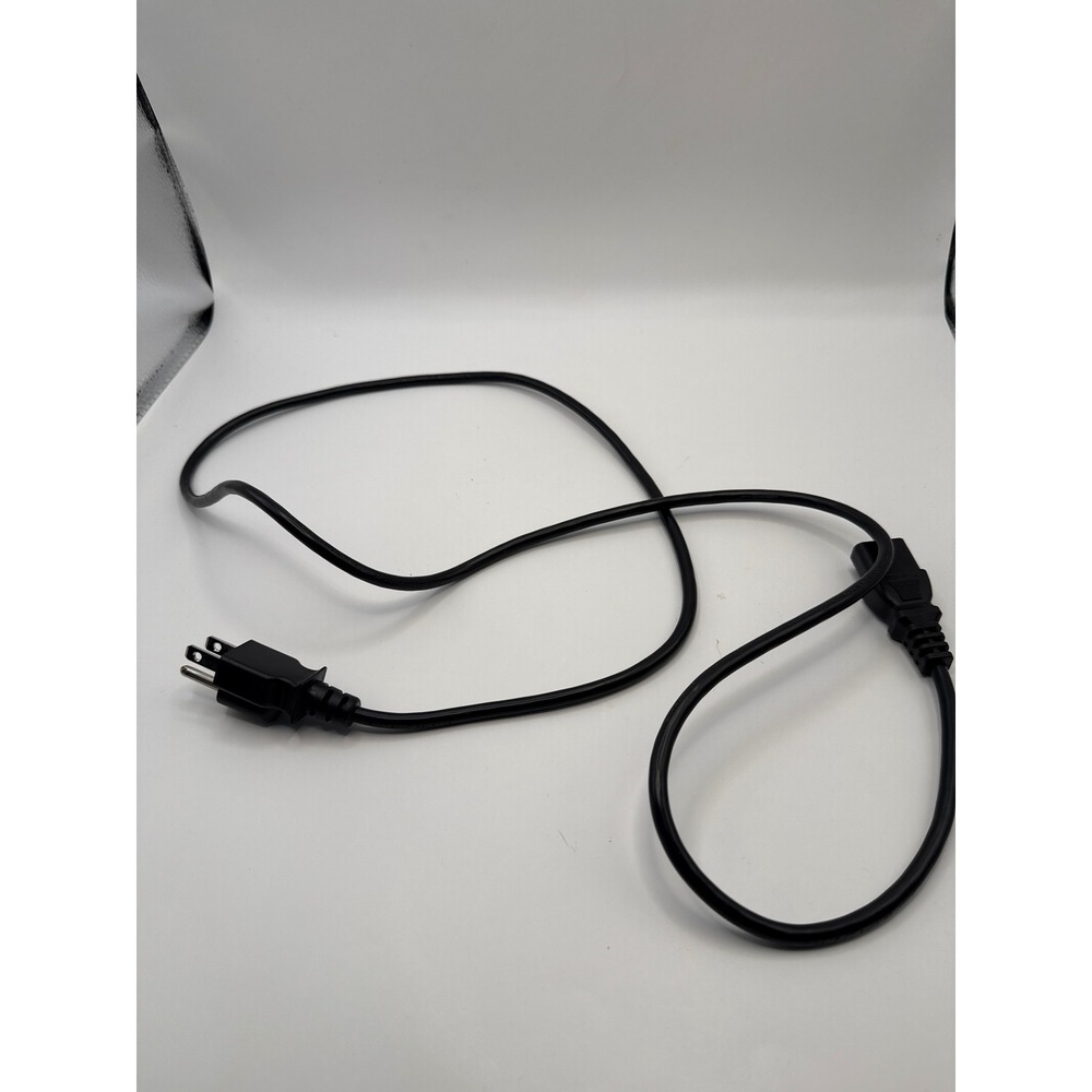 Sangle E205766 3-Prong AC Power Cord Cable 10A 125V C13 Desktop Monitor Black